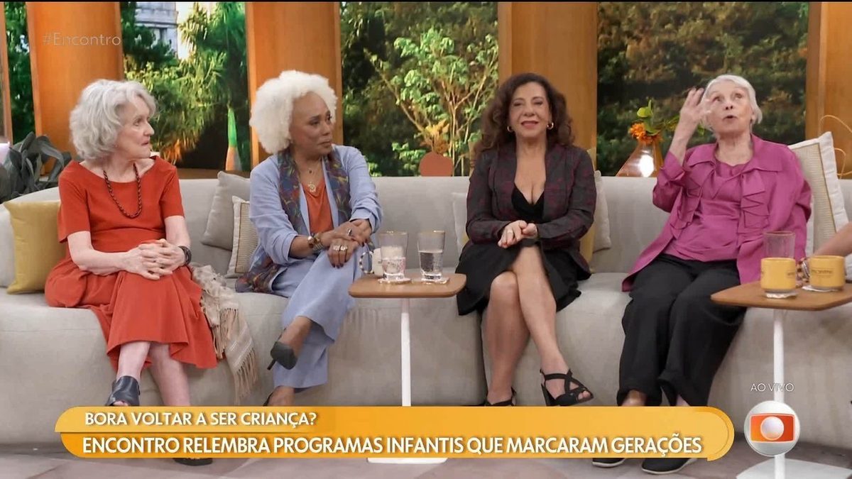 4 estrelas da infância voltam à TV e emocionam o Encontro