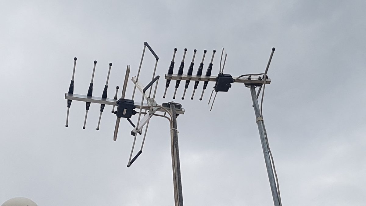 Antena de TV do tipo Yagi, a popular espinha de peixe